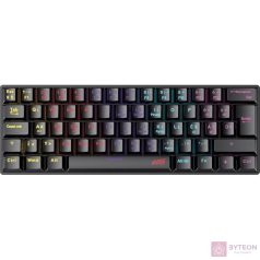   Ventaris Lissgard RGB (Blue Switch) Vezetékes Mechanikus Gaming Billentyűzet - Magyar
