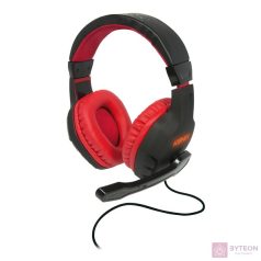  Konix Drakkar Skald 7.1 Vezetékes Gaming Headset - Fekete/Piros