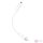 Audio cable 3.5mm jack to iPhone Foneng BM20 (white)
