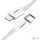 USB-C to Lightning cable UGREEN US171, 3A, 0.25m (white)