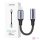 Audio adapter Ugreen US211 Lightning to Mini Jack 3.5mm audio adapter (black)
