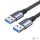 USB3.0 cable Male USB-A to Male USB-A UGREEN 2A, 0.5m (black)