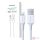 Cable Lightning to USB UGREEN 2.4A US155, 0.5m (white)
