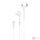Foneng T28 Wired Earphones, Lightning, with remote Control (White)