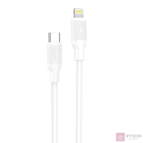 USB cable for Lightning Foneng X80, 27W, 1m (white)