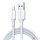 Cable Lightning to USB UGREEN 2.4A US155, 1.5m (white)