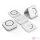 Choetech T588-F 3in1 Magnetic Wireless Charger 15W (white)