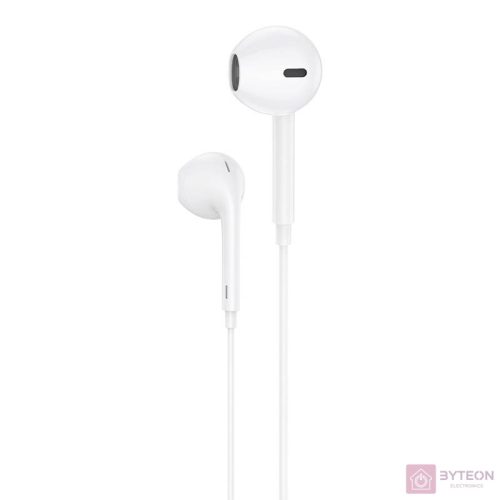 Inclined in-ear remote earphones Foneng EP100 (white)