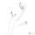 In-ear headphones, wired Foneng T15, USB-C, 1.2m (white)