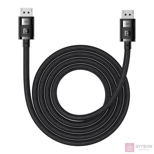 DP 8K to DP 8K cable Baseus High Definition 1,5 m (black)