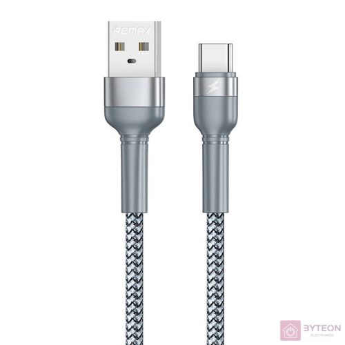 Cable USB-C Remax Jany Alloy, 1m, 2.4A (silver)