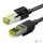 UGREEN NW150 fonott hálózati kábel, Ethernet RJ45, Cat.7, F / FTP, 5 m (fekete)