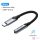Earphone Jack Adapter USB-C to 3.5MM Vention BGJHA 0.1m