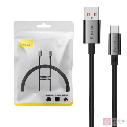 Cable USB do USB-C Baseus Superior100W 1m (black)