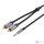 2xRCA cable (Cinch) jack to 3.5mm Vention BCNBL 10m (grey)