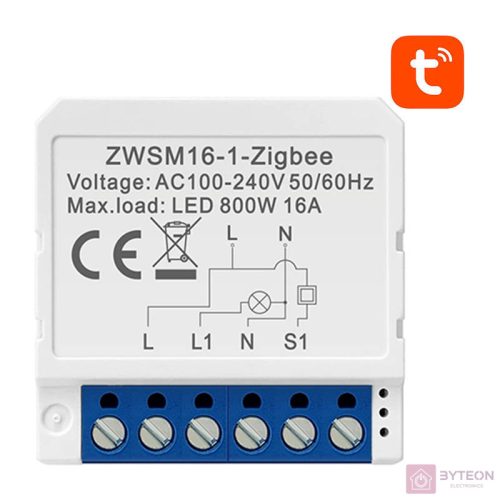 Smart Switch Module ZigBee Avatto ZWSM16-W1 TUYA