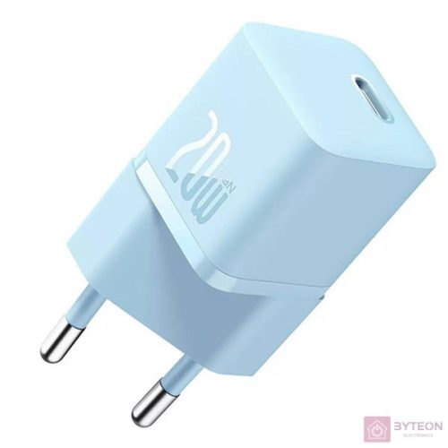 Mini wall charger Baseus GaN5 20W (blue)