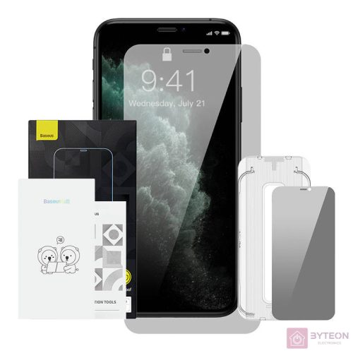 Baseus Crystal Privacy Protection Tempered Glass 0.3mm for iPhone X/XS