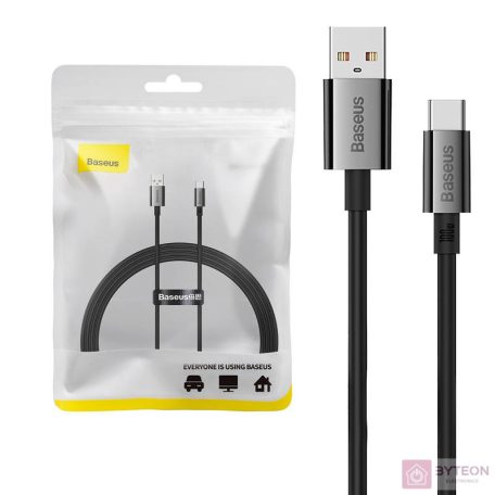 Cable USB do USB-C Baseus Superior 100W 1,5m (black)