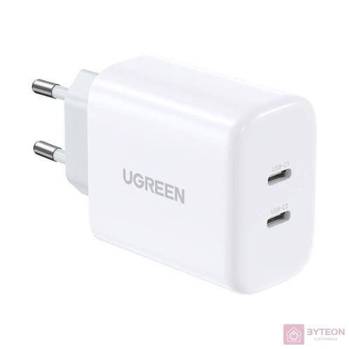 Ugreen CD243 adapter, 2x USB-c, 40 W  (fehér)