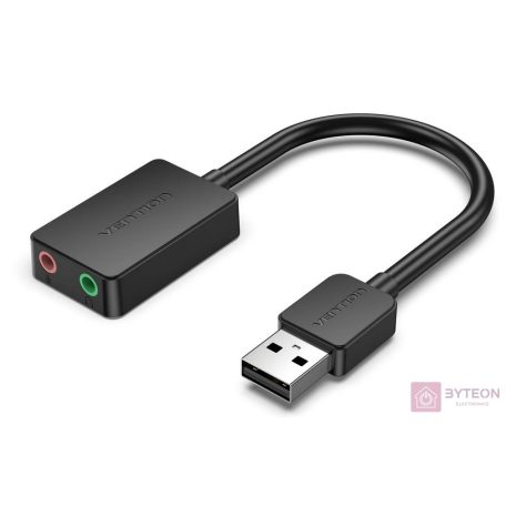 External sound card USB 2.0 Vention CDYB0 2-port 0.15m