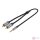 2xRCA cable (Cinch) jack to 3.5mm Vention BCNBD 0.5m (grey)