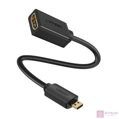 UGREEN 20134 Micro HDMI-HDMI adapter, 20 cm (fekete)