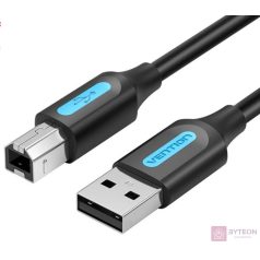 Cable USB 2.0 A to B Vention COQBI 3m (black)