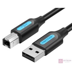 Cable USB 2.0 A to B Vention COQBD 2m (black)