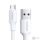 USB-Mikro USB kábel UGREEN QC 3.0 2.4A 0.50m (fehér)