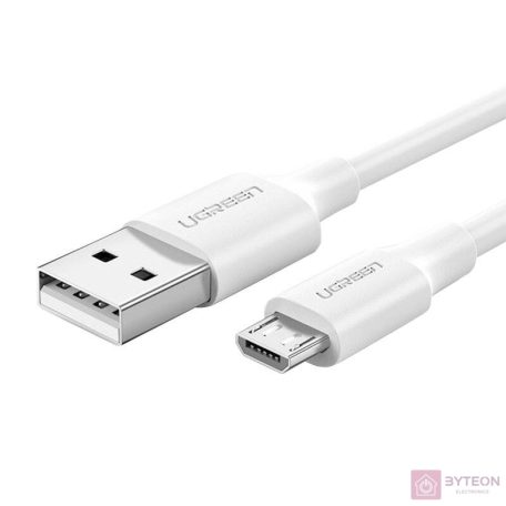 USB-Mikro USB kábel UGREEN QC 3.0 2.4A 0.50m (fehér)