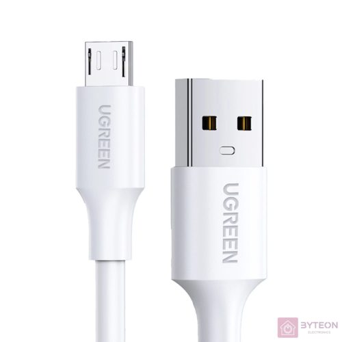USB-Mikro USB kábel UGREEN QC 3.0 2.4A 0.50m (fehér)