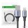 UGREEN 2.4A US199 Lightning USB U kábel, 1m (fekete)