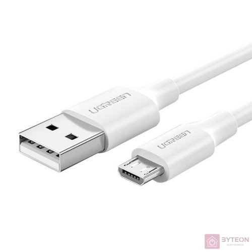 USB-Mikro USB-kábel UGREEN QC 3.0 2,4A 2m (fehér)