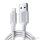 UGREEN USB Lightning kábel, 2.4A US199, 2m (ezüst)