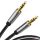 3,5 mm-es mini jack kábel UGREEN AV119, AUX, 0,5 m (fekete)