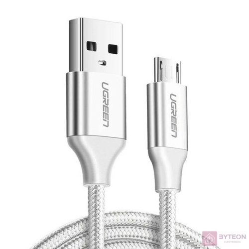 USB-Mikro USB-kábel UGREEN QC 3.0 2,4A 2m (fehér)
