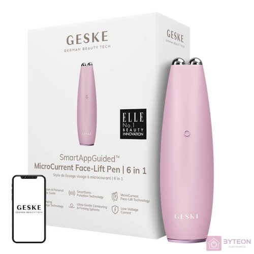 Geske 6 az 1-ben Okos ultrahangos arc lifting készülék (rózsaszín)
