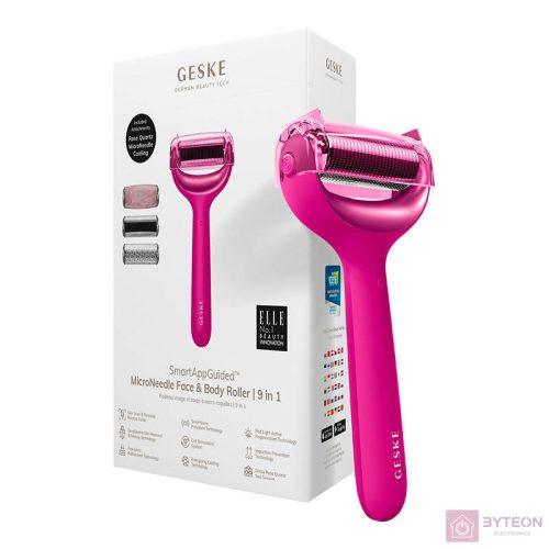 Geske 9 az 1-ben Okos mikrotűs arc- és test henger (magenta)