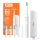 Sonic toothbrush with tips set and travel case D2 (white)