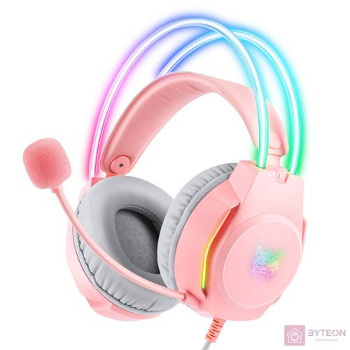 Gaming headphones ONIKUMA X26 Pink