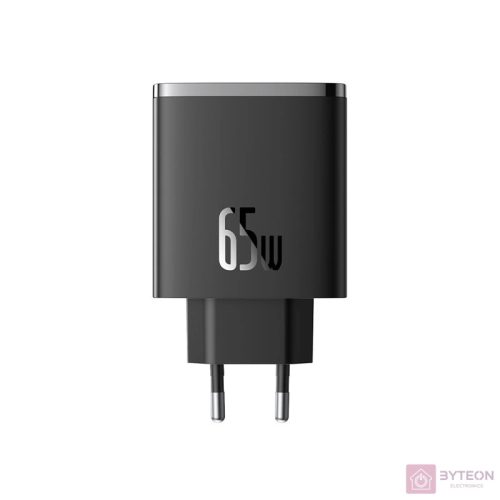 Wall charger Baseus OS-Cube Pro 2xUSB-C + USB, 65W (black)