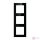 Tripple frame socket Avatto N-TS10-Frame-B3 (black)