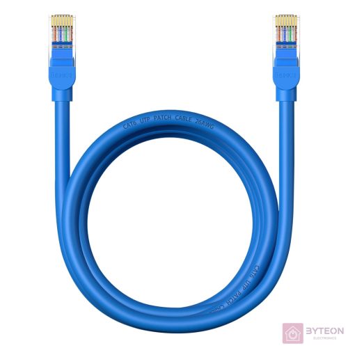 Round Cable Baseus Ethernet RJ45, Cat.6, 2m (blue)