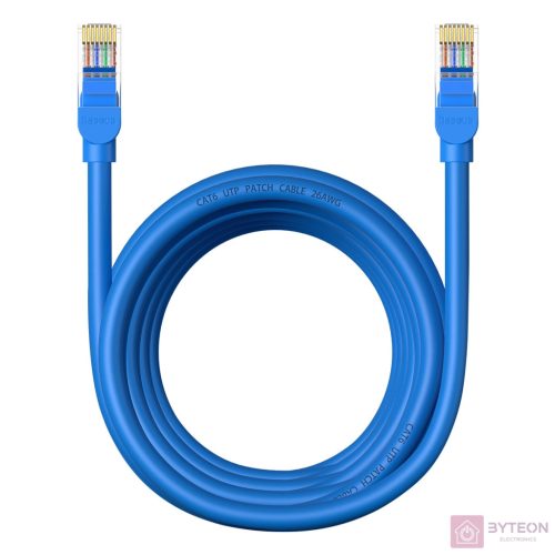 Round Cable Baseus Ethernet RJ45, Cat.6, 5m (blue)