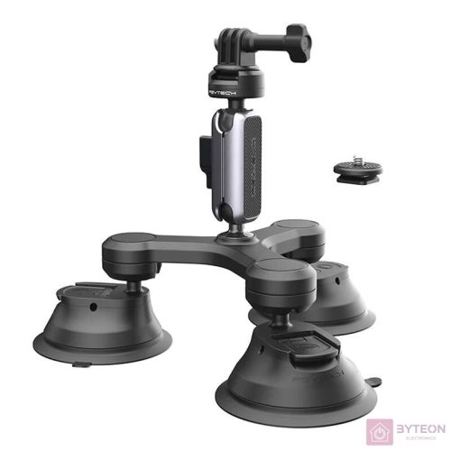 Action camera  mount PGYTECH three-arm Suction Cup