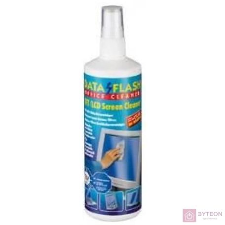 Data Flash DF1625 képernyőtisztító spray 200ml + mikroszálas kendő