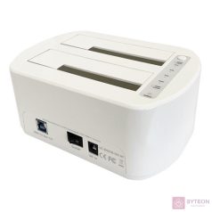   HDD dokkoló 2,5‘-3,5‘SATA/USB 3.2 LC Power LC-DOCK-U3-VI