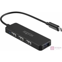 USB Hub 4portos Approx APPC48v2 Type-C (3xUSB2.0 1xUSB3.0)