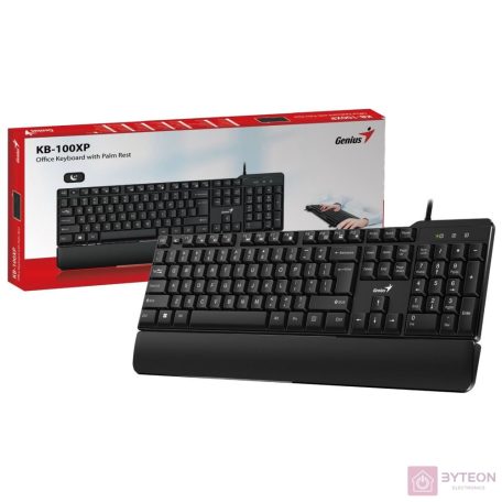 Genius KB-100xp USB fekete magyar billentyűzet